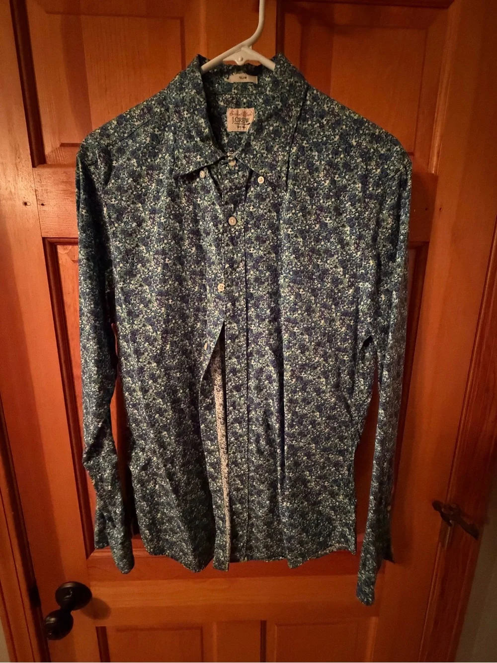 J Crew slim fit floral button down